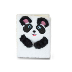 Фото - Блокнот хутряний 21*15см, 36К, 80 арк, в лінію з малюнком Панда 60204