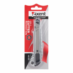 Ніж канцелярський, металевий (Al), 18мм, авто-фіксатор