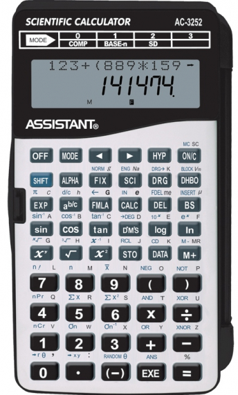 Фото - Калькулятор ASSISTANT АС-3252 инженерный 35587 Фото - Калькулятор ASSISTANT АС-3252 инженерный 35587