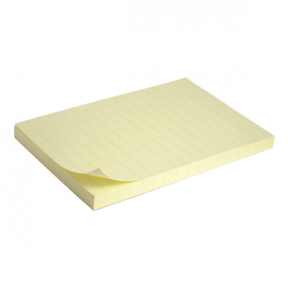 Фото - Блок паперу з клейким шаром 100x150мм,100арк.лінія 34693 Фото - Блок паперу з клейким шаром 100x150мм,100арк.лінія 34693