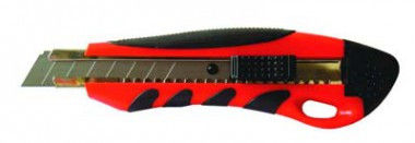 Фото - Ніж трафарет.,18мм,автофікс.,метал.напр.,прогумов., 4501, SOZ 1976 Фото - Ніж трафарет.,18мм,автофікс.,метал.напр.,прогумов., 4501, SOZ 1976