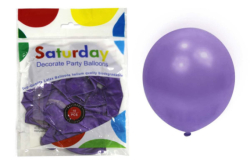 Кульки перламутрові 12&quot; 2,8 грама 10 шт Фіолетові 12пач/в уп