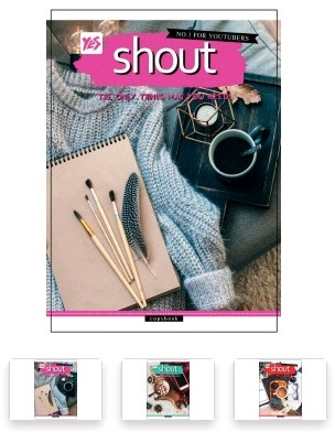 Фото - Тетрадь А6/80 од.спираль 'Shout' YES 41836