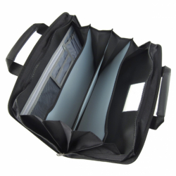 Фото - Портфель А4 на 4 відділення, сірий металік 21260 Фото - Портфель А4 на 4 відділення, сірий металік 21260