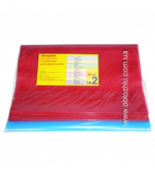 Обкладинки поштучно для Щоденника №2 стандартні + рельєфний шов 200мкр в уп 25шт