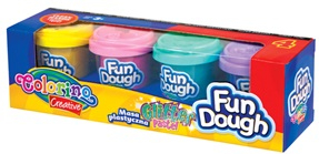 Фото - Маса пластична для творчості пастельних кольорів з блискітками 4 кол COLORINO 25112 Фото - Маса пластична для творчості пастельних кольорів з блискітками 4 кол COLORINO 25112