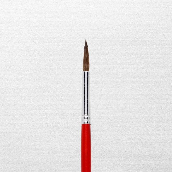 Фото - Пензель для акварелі Talens, поні/коза, кругла, Серія 150, №6, коротка ручка 61836 Фото - Пензель для акварелі Talens, поні/коза, кругла, Серія 150, №6, коротка ручка 61836