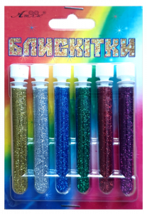 Фото - Блискітки набір 11 2гр. 6шт. зол+ср+син+зел+черв.+фіол. А- 981 1/12 30284 Фото - Блискітки набір 11 2гр. 6шт. зол+ср+син+зел+черв.+фіол. А- 981 1/12 30284