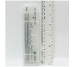 Фото - Готовальня (прозрачн. футляр 4 предм.) (уп;10) арт.AH-2704 511 Фото - Готовальня (прозрачн. футляр 4 предм.) (уп;10) арт.AH-2704 511