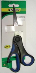 Ножиці, 20,5 см, прогум.ручки, 4-362, 4OFFICE