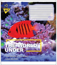 А5/48 кл. YES WORLD UNDER, зошит для записів