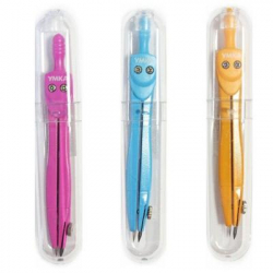 Циркуль метал., 120мм, в пласт. тубусі, асорті, ЦР01, Умка