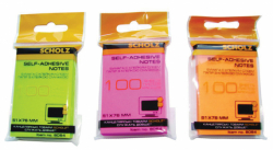 Фото - Папір клейк.,51х76мм, 100арк, неон,кол. в ас., 8054, SOZ 35360