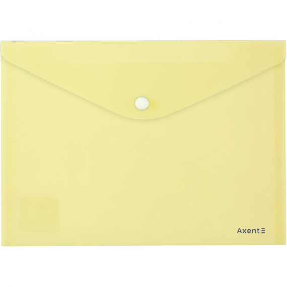 Фото - Папка на кнопці, А5, Pastelini, жовта 49178 Фото - Папка на кнопці, А5, Pastelini, жовта 49178