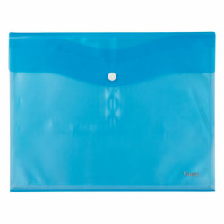 Фото - Папка на кнопці, 5 файлів, А4, блакитна 36686