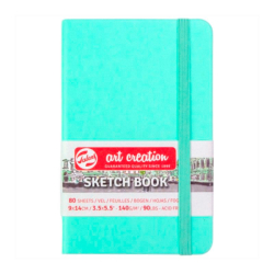 Фото - Блокнот для графіки Talens Art Creation 140г/м2, 9*14см, 80л., Fresh Mint, Royal Talens 58379