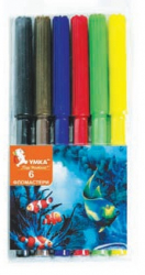 Фото - Фломастери Jumbo, 6 кол,ФЛ53, УМКА 39860