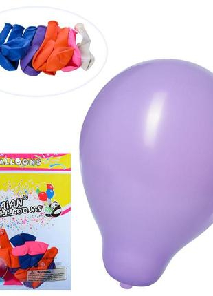 Фото - Кульки повітряні 10шт в пачці, мікс кольорів 61277 Фото - Кульки повітряні 10шт в пачці, мікс кольорів 61277