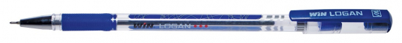 Фото - Ручка масляна WIN 0,7мм LOGAN синя (уп.60) 24704