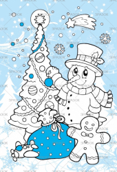 Фото - Книжка'Розмальовка подарунок від Діда Мороза', Мікс, 24 стор. 49933 Фото - Книжка'Розмальовка подарунок від Діда Мороза', Мікс, 24 стор. 49933