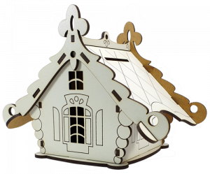 Фото - МДФ Будиночок № 5 скарбничка 17*15*17см М-2078 49847 Фото - МДФ Будиночок № 5 скарбничка 17*15*17см М-2078 49847