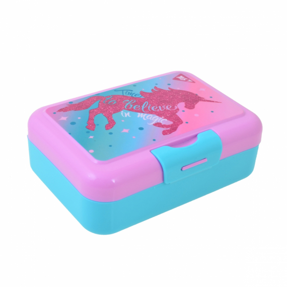 Фото - Контейнер для еды 'Believe in Magic', 450 мл, с ложкой и вилкой YES 46829 Фото - Контейнер для еды 'Believe in Magic', 450 мл, с ложкой и вилкой YES 46829