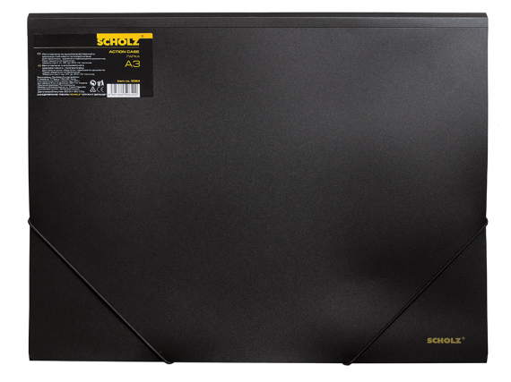 Фото - Папка на гум., А3, РР, 550мкн, чорн, 5064, SOZ 33825