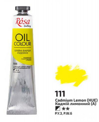 Фото - Фарба олійна, Кадмій лимонний, 45мл, ROSA Gallery 38851