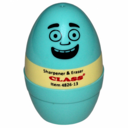 Точилка з конт.+гумка Faces, бірюз.кол., 4826-13, CLASS