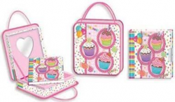 Фото - Блокнот на замочку в музичній коробці 210x190х50mm, 70g, 56 л, тістечка 43006