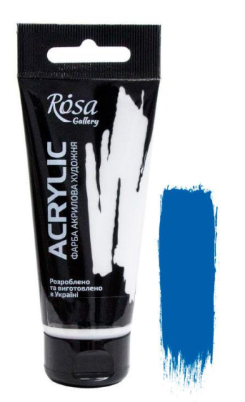 Фото - Фарба акрилова, ROSA Gallery, Кобальт синій, 60мл, 38812