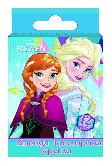 Фото - Мел цветной, круглый, 12 шт 'Frozen' 39850 Фото - Мел цветной, круглый, 12 шт 'Frozen' 39850