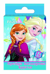 Фото - Мел цветной, круглый, 12 шт 'Frozen' 39850