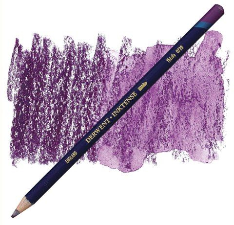 Фото - Олівець чорнильний Inktense (0720), Світло-фіолетовий, Derwent 57409 Фото - Олівець чорнильний Inktense (0720), Світло-фіолетовий, Derwent 57409