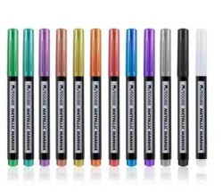 Фото - Набір маркерів металік, 12 шт 62568