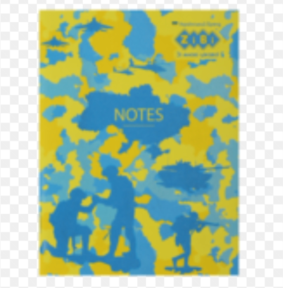 Фото - Блокнот BRIGHT, 140х187мм, 32 арк., кліт., ітгр. обкл., структ. лак.+Уфлак, на скобі, KIDS Line, т.- 62321