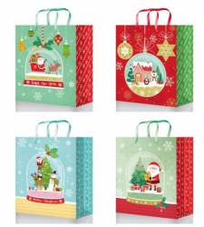 Пакет паперовий 18х23х10 см, диз. GB-20283,GB-20284,GB-20285,GB-20286 Н