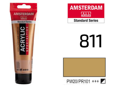 Фото - Фарба акрилова AMSTERDAM, (811) Бронзовий, 20 мл, Royal Talens 50845