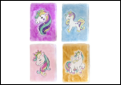 Фото - Блокнот м'який плюшевий, 13,5 * 19,5 см, 4 кольори мікс, 64 аркуша, однороги 59678 Фото - Блокнот м'який плюшевий, 13,5 * 19,5 см, 4 кольори мікс, 64 аркуша, однороги 59678