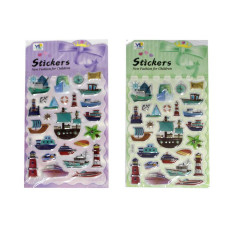 Фото - Наліпка пластикова рельєфна 24*10,5, в асорт 12шт/уп 61265 Фото - Наліпка пластикова рельєфна 24*10,5, в асорт 12шт/уп 61265