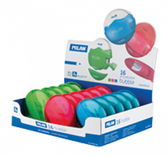 Фото - Гумка + чинка BUBBLE, дісплей (уп.16) 8319 Фото - Гумка + чинка BUBBLE, дісплей (уп.16) 8319