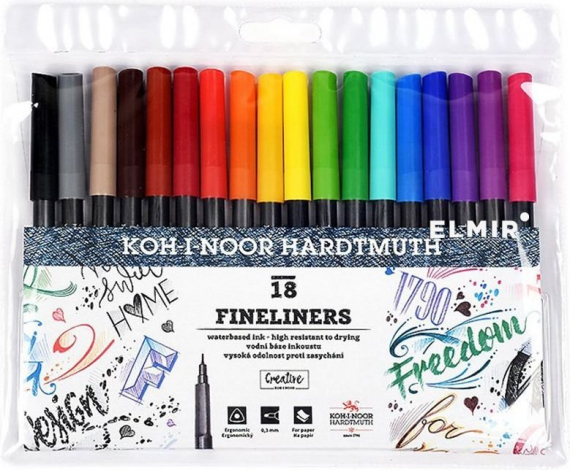 Фото - Лінери 7770, 0.3 мм, 18 шт. 51130 Фото - Лінери 7770, 0.3 мм, 18 шт. 51130