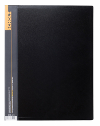 Фото - Папка з файлами, А4, 10ф, PP 600мкн, чорн., 06500, SOZ 1523