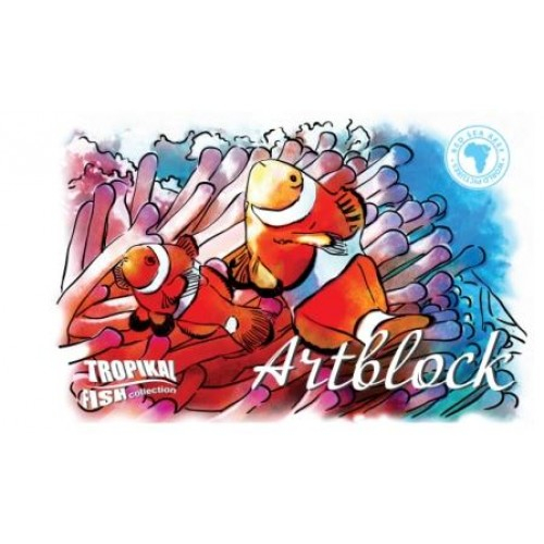 Фото - Альбом для малювання на скобі 24арк. 100 г/м A4  АА4524 'РИБКИ' 34510