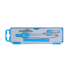 Фото - Готовальня BASIS 4 предмети, блакитна 9172