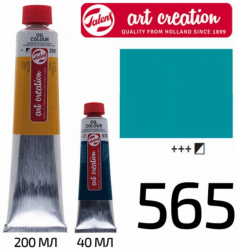 Фото - Фарба олійна ArtCreation, (565) Бірюзово-синій ФЦ , 200 мл, Royal Talens 48933 Фото - Фарба олійна ArtCreation, (565) Бірюзово-синій ФЦ , 200 мл, Royal Talens 48933