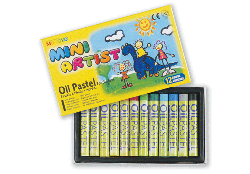 Фото - Пастель олійна  MINI 12кол., MOPS-12, MUNGYO 24378