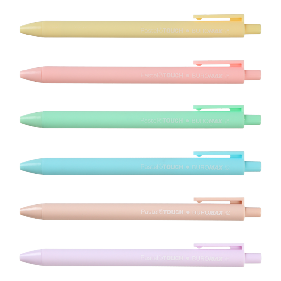 Фото - Ручка шарик, 0,5 мм, Rubber Touch, асорті корпусів, сині чорнила 63102 Фото - Ручка шарик, 0,5 мм, Rubber Touch, асорті корпусів, сині чорнила 63102