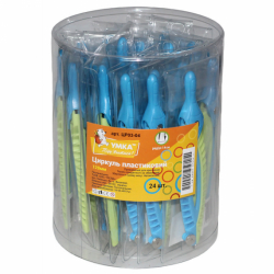 Фото - Циркуль пластик., 120мм, в вініл. чохлі, зелен/блакитн, ЦР03-04, Умка 46933