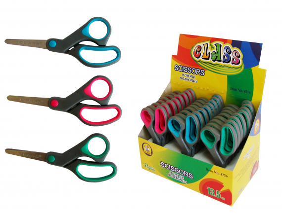 Фото - Ножиці дитячі 13,5см, прогум. ручки, 4256, CLASS 37197 Фото - Ножиці дитячі 13,5см, прогум. ручки, 4256, CLASS 37197